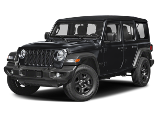 2024 jeep wrangler front left angle view