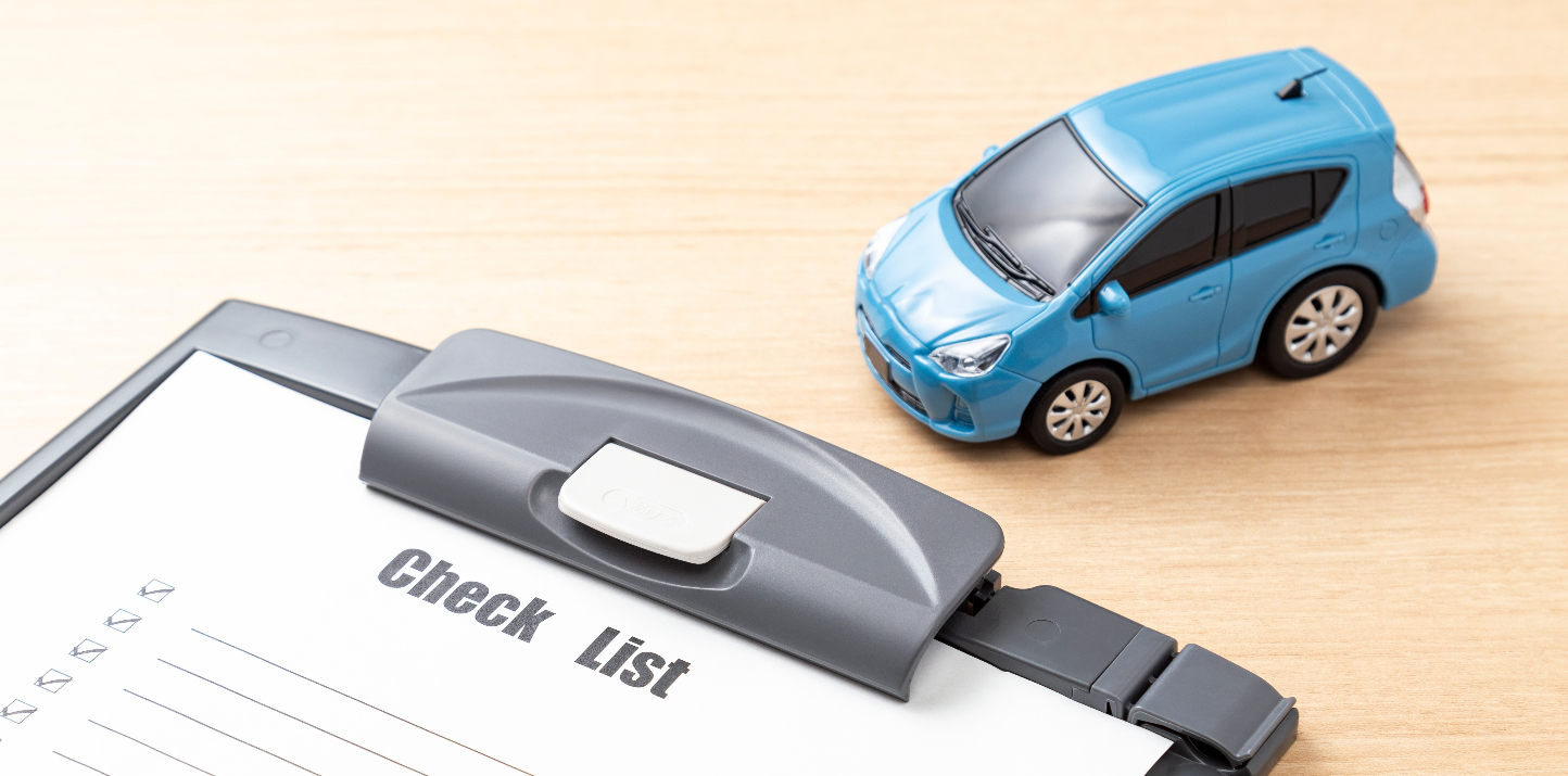 Check list for buying a used car