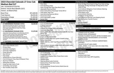 2023 Chevrolet Colorado 2WD Crew Cab Short Box LT