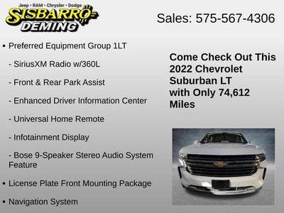 2022 Chevrolet Suburban 2WD LT