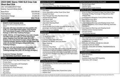 2023 GMC Sierra 1500 SLE