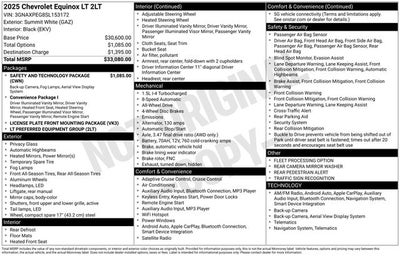 2025 Chevrolet Equinox AWD LT