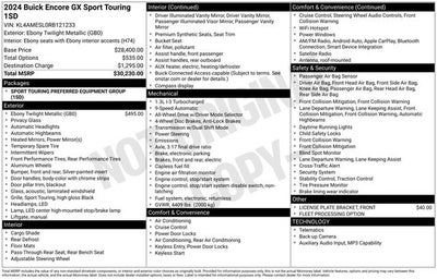 2024 Buick Encore GX Sport Touring AWD