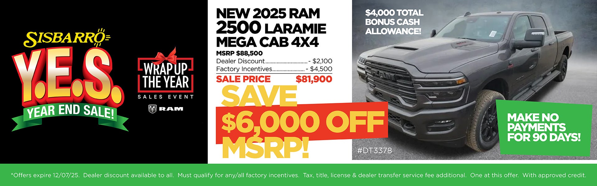 New 2025 RAM 2500 LARAMIE
