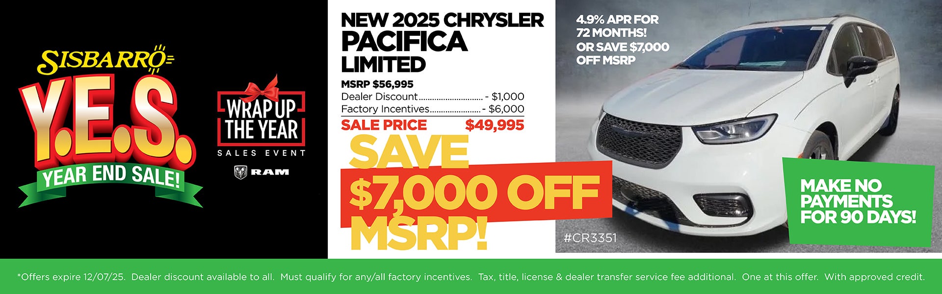 NEW 2025 CHRYSLER PACIFICA