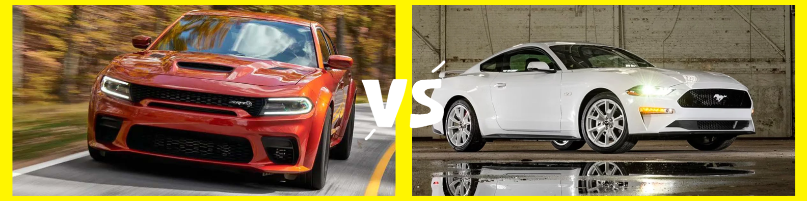2023 Dodge Charger vs. 2023 Ford Mustang