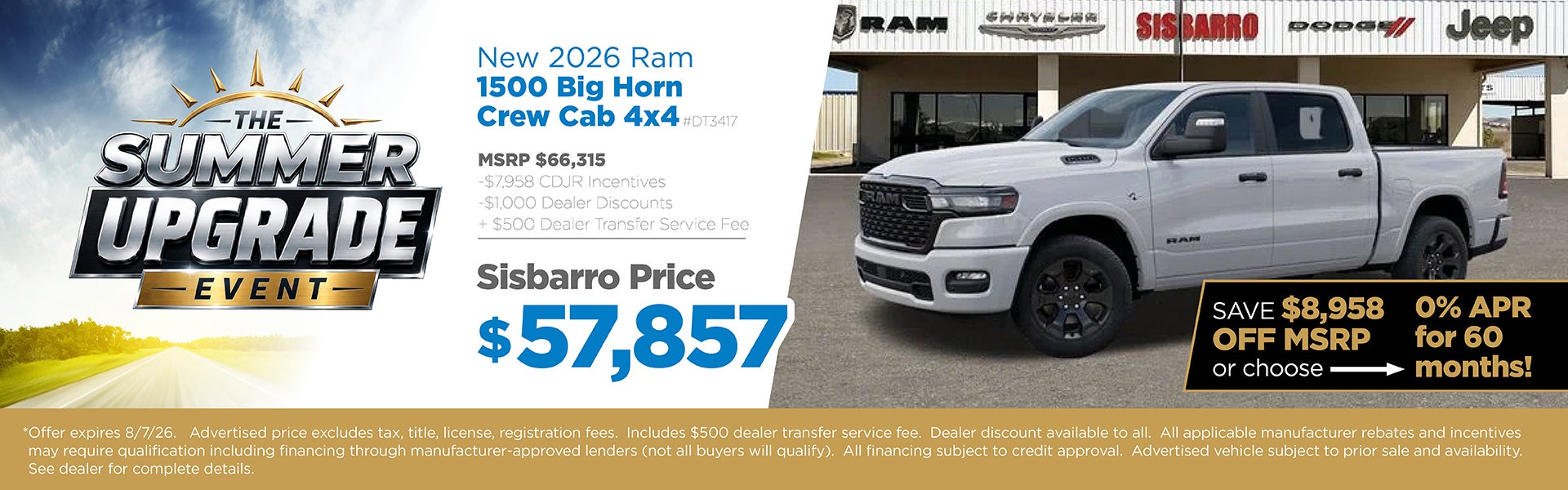 New 2026 Ram 1500 Big Horn Crew Cab 4x4