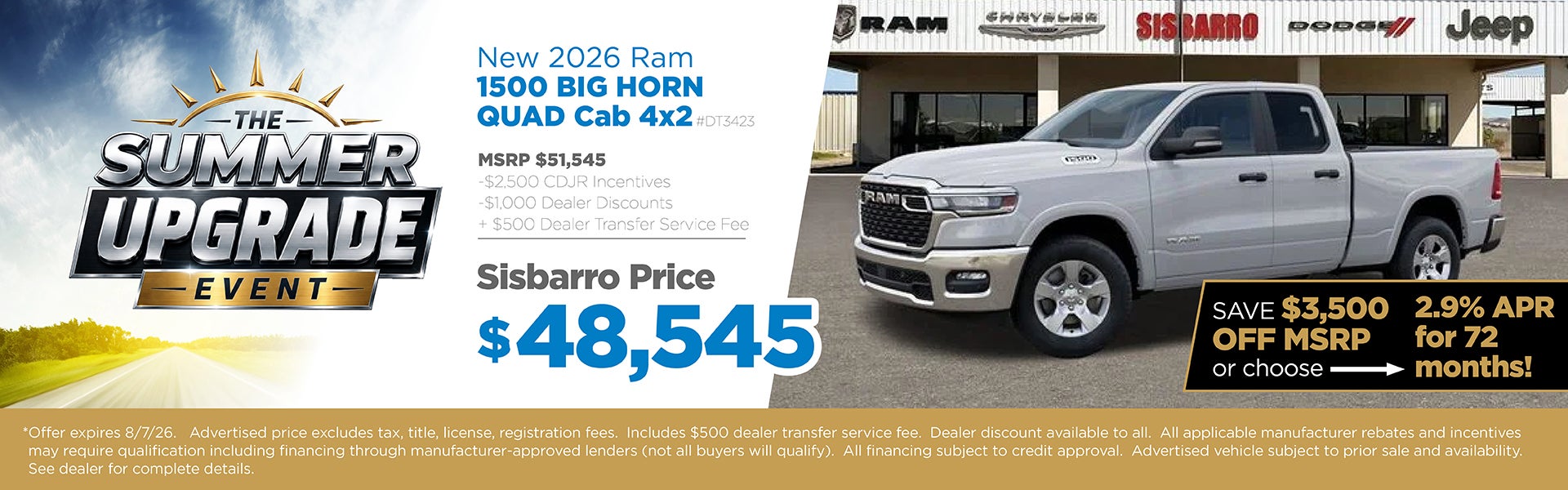 New 2026 Ram 1500 Big Horn Quad Cab 4x2