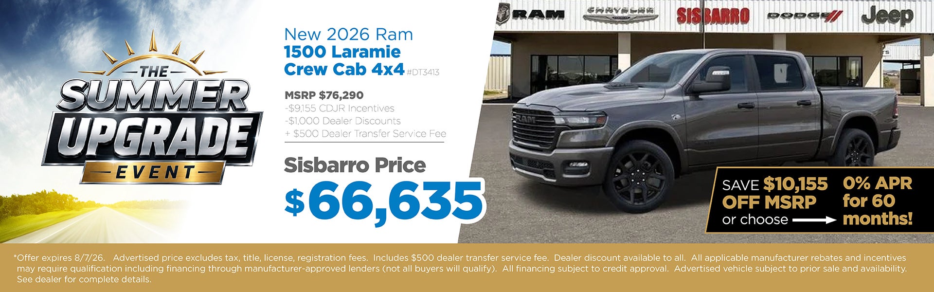 New 2026 Ram 1500 Laramie Crew Cab 4x4