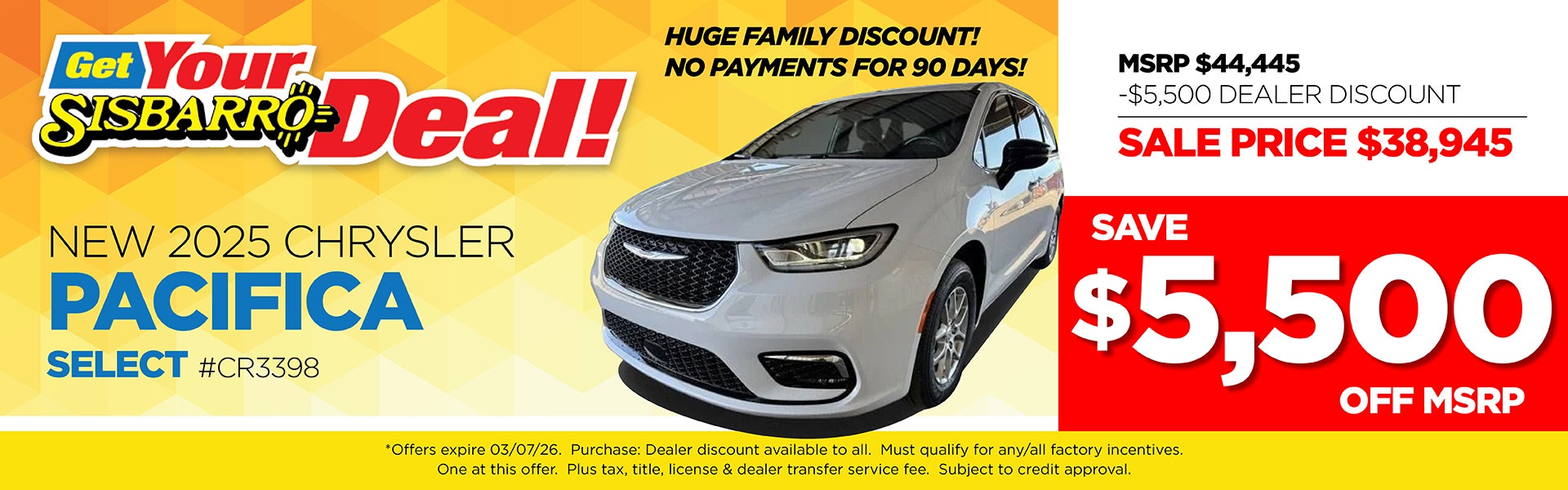 New 2025 Chrysler Pacifica Select