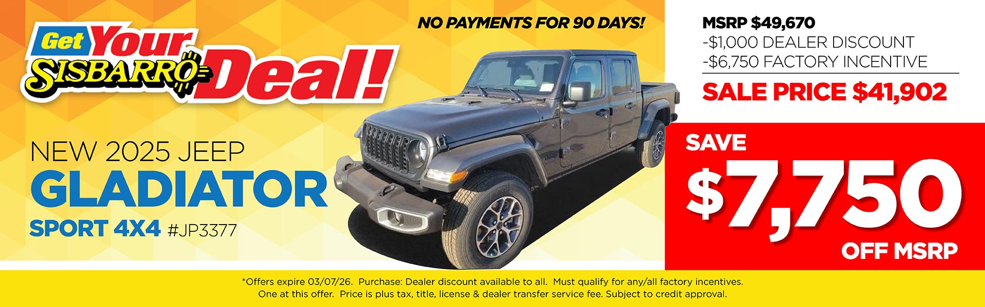 2025 Jeep Gladiator Sport 4X4