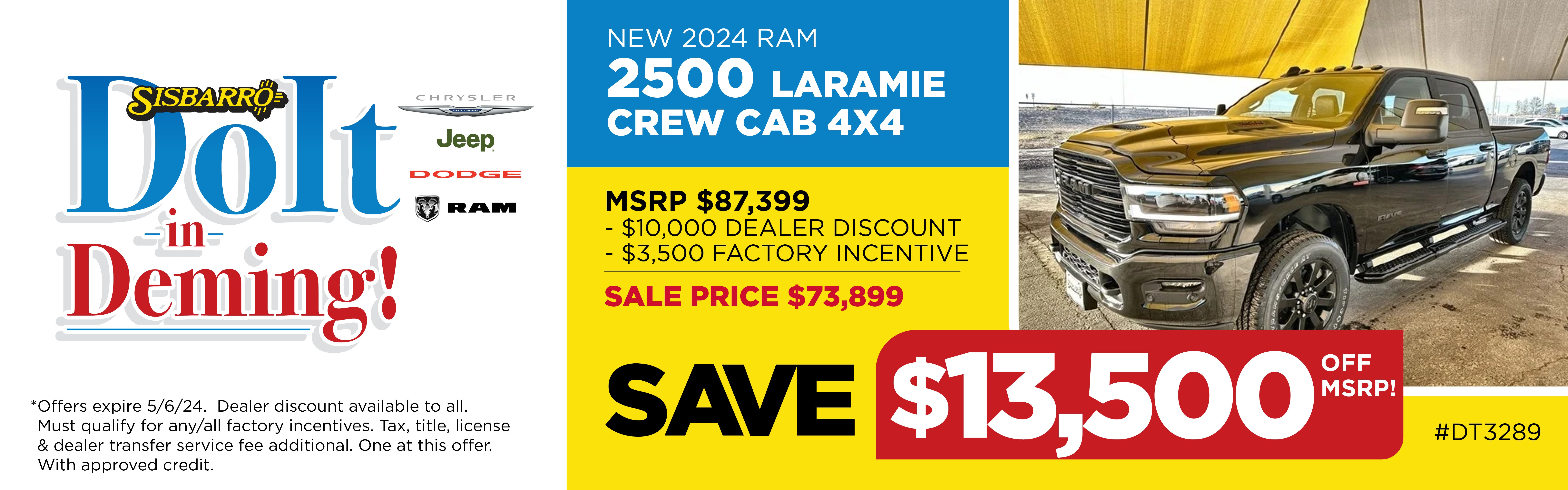 New 2023 RAM 2500 Laramie Mega Cab 4x4