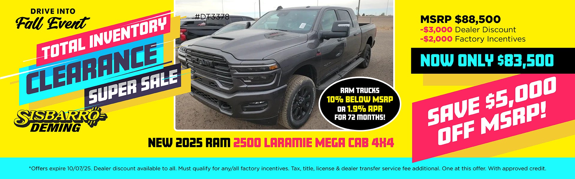 2025 RAM 2500 LARAMIE MEGA CREW CAB 4X4